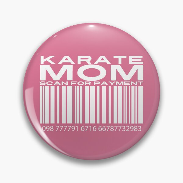 Item preview, Karate Mom Scan For Payment | Karate Mom | Karateka (Black Lettering Available) designed and sold by Wavecrest Wearables.