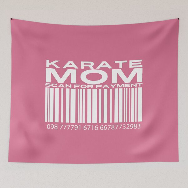Item preview, Karate Mom Scan For Payment | Karate Mom | Karateka (Black Lettering Available) designed and sold by Wavecrest Wearables.