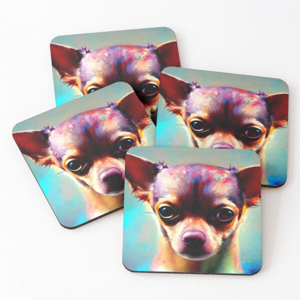Item preview, Chihuahua colorful art painting dog #20 designed and sold by supeart.
