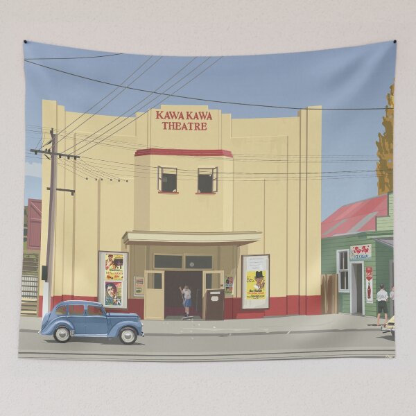 Item preview, After the Flicks, Kawakawa Theatre, New Zealand 1961 designed and sold by contourcreative.