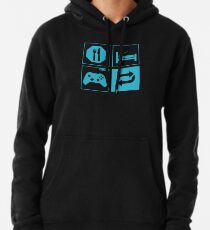 Sudadera con capucha Comer, dormir, jugar, repetir.
