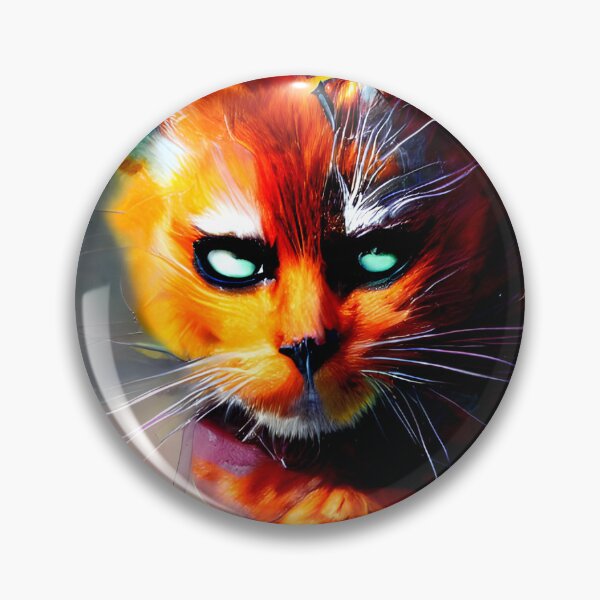 Item preview, cat in mask painting #6 designed and sold by supeart.