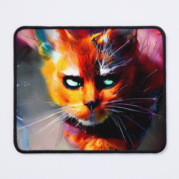 Item preview, cat in mask painting #6 designed and sold by supeart.