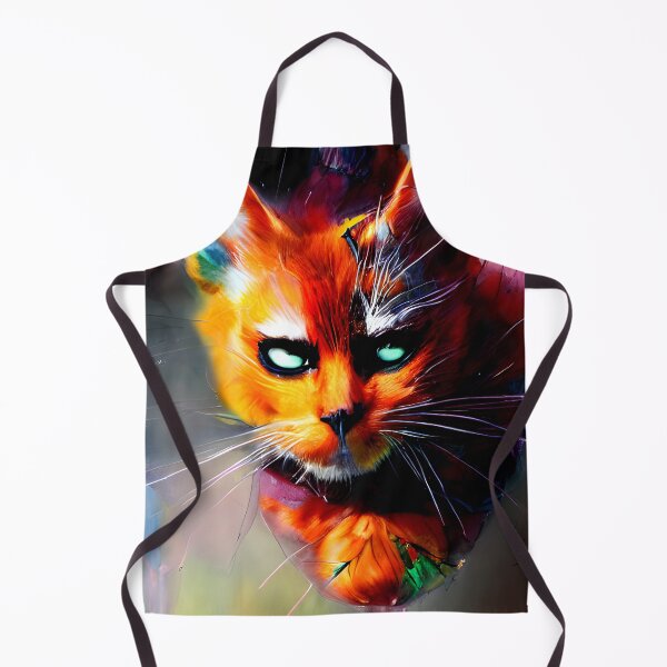 Item preview, cat in mask painting #6 designed and sold by supeart.