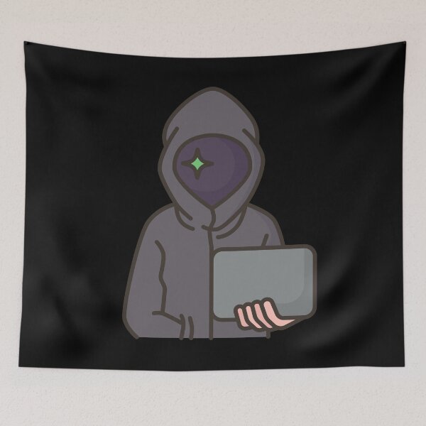 Item preview, Sketchy Criminal Hacker  designed and sold by mkzmerch.