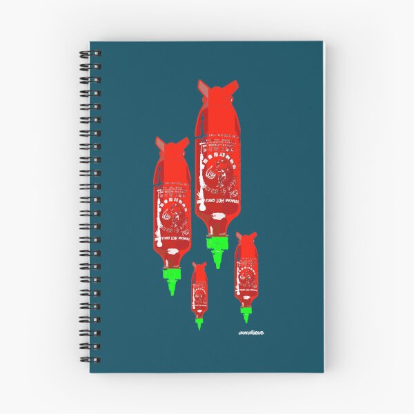 Aperçu de l'œuvre graphique de la bombe sriracha créée et vendue par MatchaMilkCo.