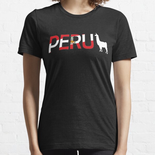 Peru LlamaT-shirt Peruvian Llama Soccer Tee Essential T-Shirt