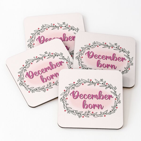 Item preview, December Born Birthday Typography designed and sold by bolimj.