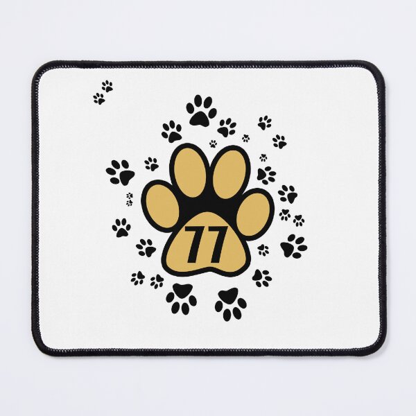 Item preview, 77 - number with animal paws designed and sold by MadandMean.