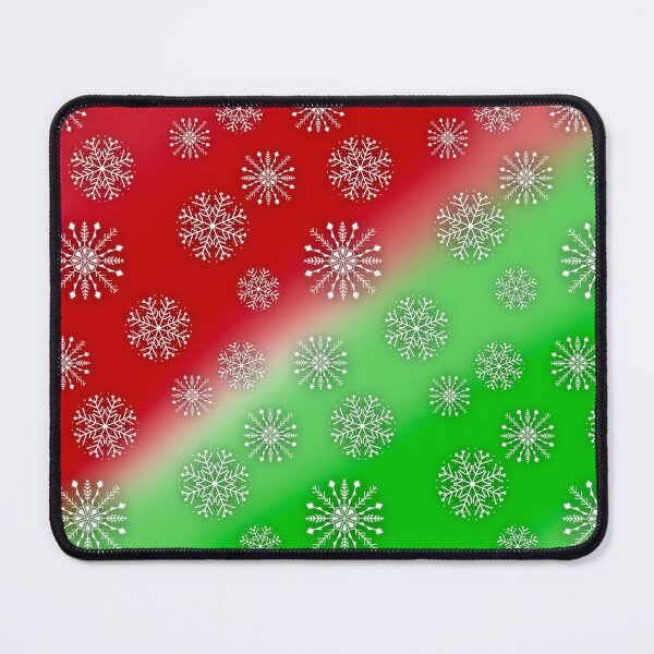 Item preview, Snowflake Blizzard Red and Green designed and sold by abbie-kae.