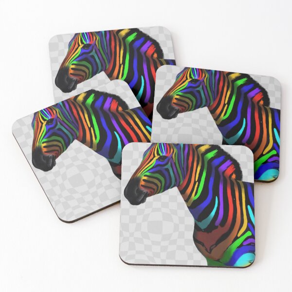 Item preview, The Colorful Zebra designed and sold by BurningNinja.