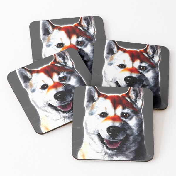 Aperçu de l'œuvre Portrait de Shiba Inu - peinture d'art de chien #20 créée et vendue par supeart.