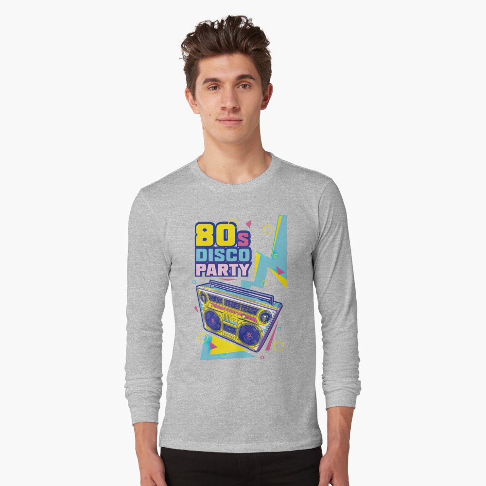 80S Band T-Shirts Disco Party Essential T-Shirt Sweatshirt - TourBandTees