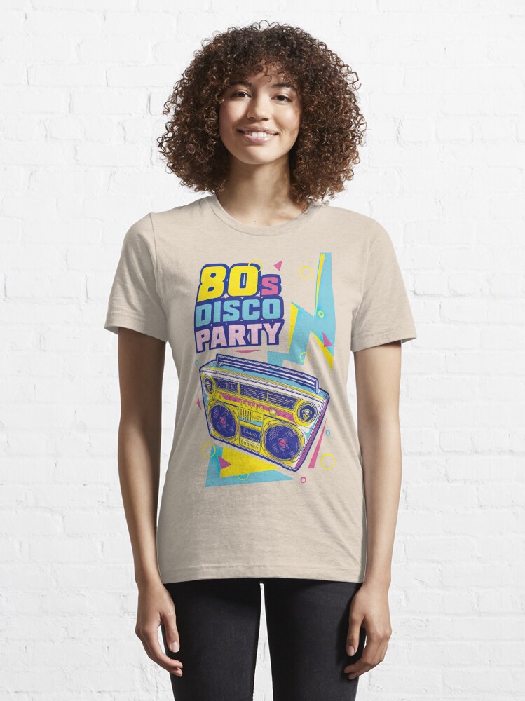 80S Band T-Shirts Disco Party Essential T-Shirt Sweatshirt - TourBandTees