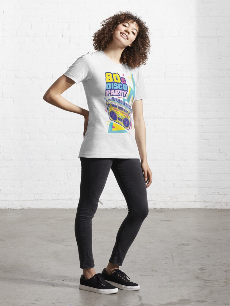 80S Band T-Shirts Disco Party Essential T-Shirt Sweatshirt - TourBandTees