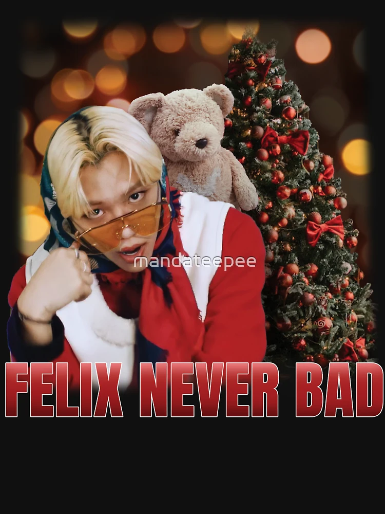 Felix Never Bad Stray Kids Christmas Evel Pullover Hoodie for Sale by  mandateepee