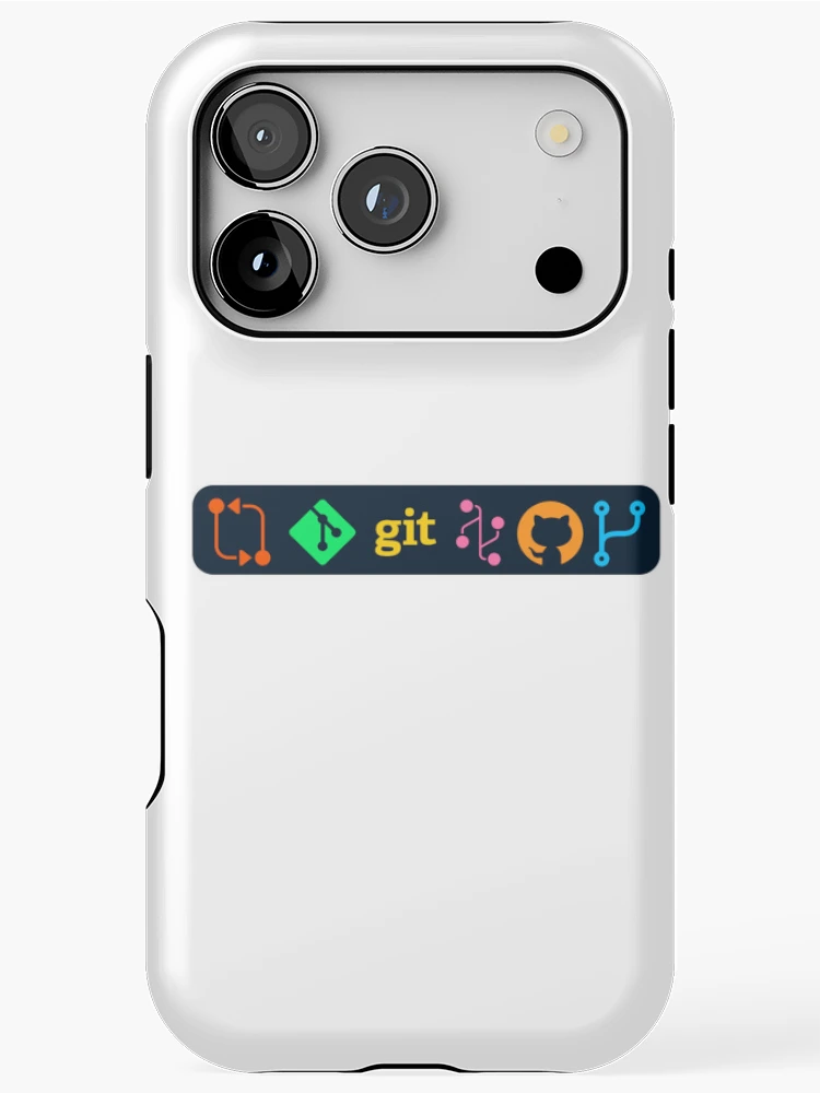 Thumbnail 1 of 4, iPhone Case, git github source control sticker designed and sold by developerfriday.