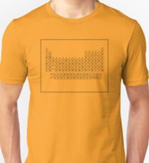 Der Original PERIODISCHE TISCH - Dustins Shirt in Fremde Dinge Staffel 2 Slim Fit T-Shirt