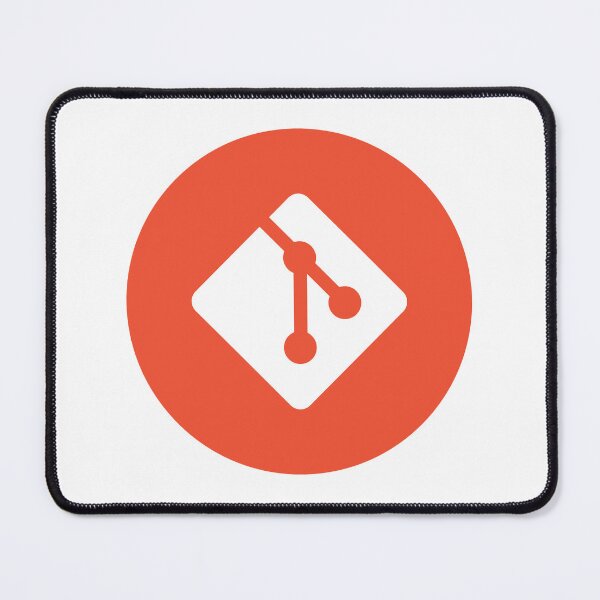 Item preview, git round logo sticker designed and sold by developerfriday.