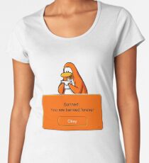Club Penguin - Banned Women's Premium T-Shirt