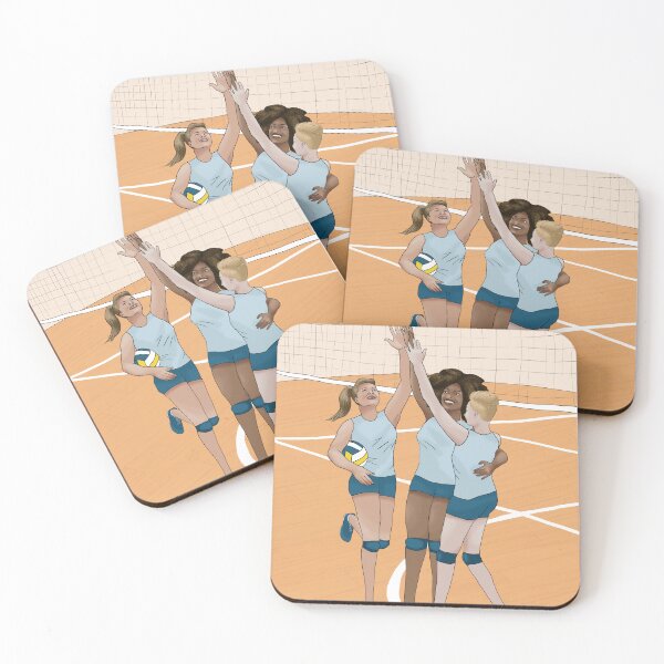 Item preview, volleyball players designed and sold by experimentons.