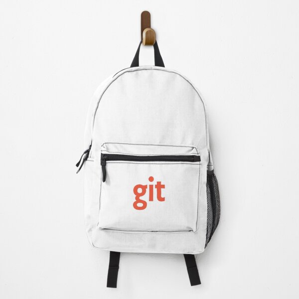Item preview, git red logo sticker designed and sold by developerfriday.