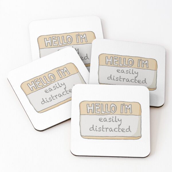 Item preview, Hello I’m Easily Distracted designed and sold by Zephyr-Studio.