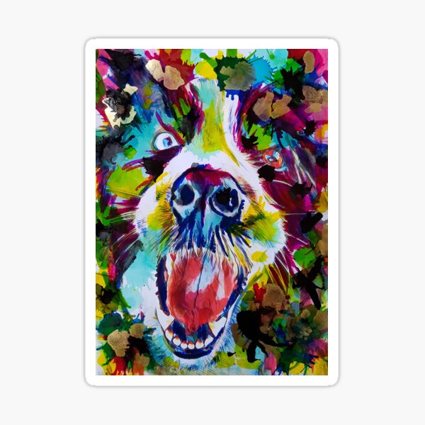 Border Collie love Sticker