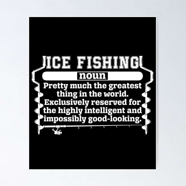  Ice Fishing Funny Joke Short Rods Winter Fishing Long