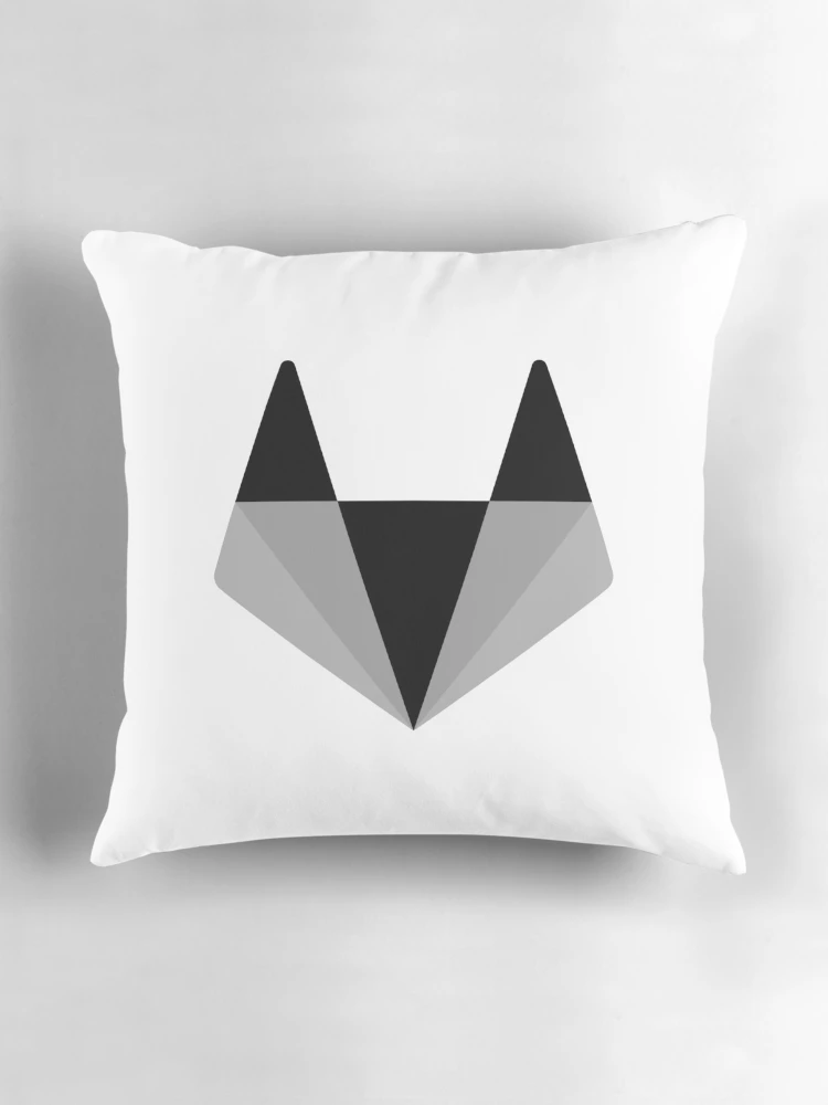 Thumbnail 3 of 4, Pillow, git gitlab github source control sticker designed and sold by developerfriday.