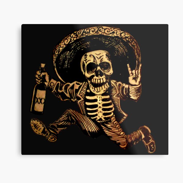 Day of the Dead Posada Metal Print