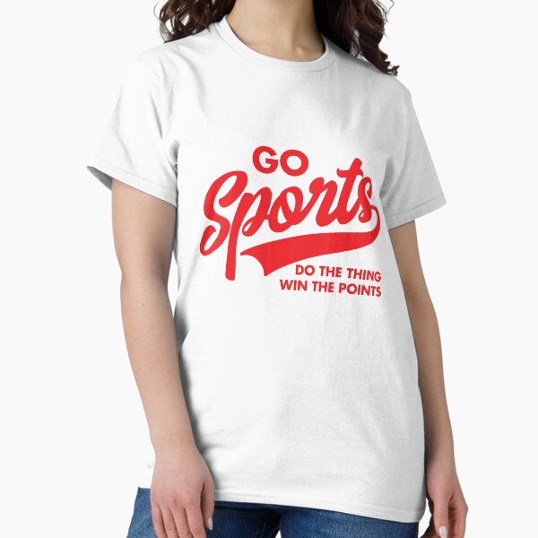 Vista previa del artículo con la obra «Go Sports Do The Thing», diseñado y vendido por DetourShirts.