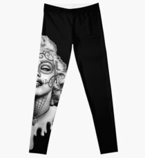 Marilyn Monroe Sugar Skull Leggings