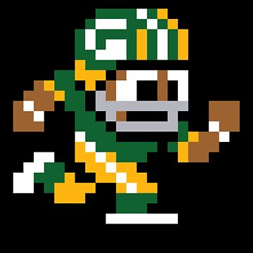 Green Bay Packers (Tecmo Super Bowl Football Player) Sticker for Sale by  TheArmorsmith