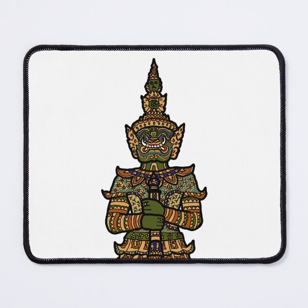Item preview, Thai Yaksha or Yaksa is a demon giant and a guardian of the gate at Wat Phra Kaew, Bangkok, Thailand designed and sold by Nalidsa Sukprasert.