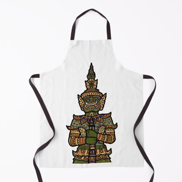 Item preview, Thai Yaksha or Yaksa is a demon giant and a guardian of the gate at Wat Phra Kaew, Bangkok, Thailand designed and sold by Nalidsa Sukprasert.