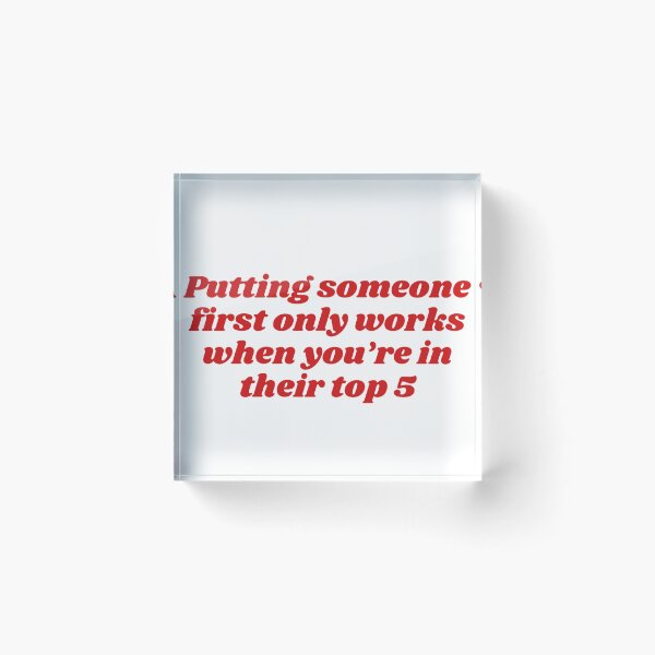 Item preview, Putting someone first only works when you’re in their top 5| bejeweled| Taylor swift  designed and sold by Lavannya.