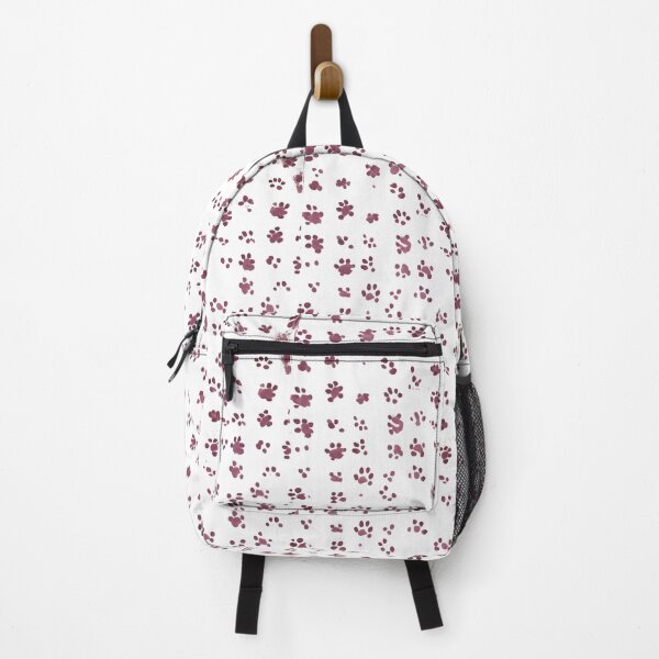 Item preview, paw print in pink ink- pattern designed and sold by pixelated_echoes.