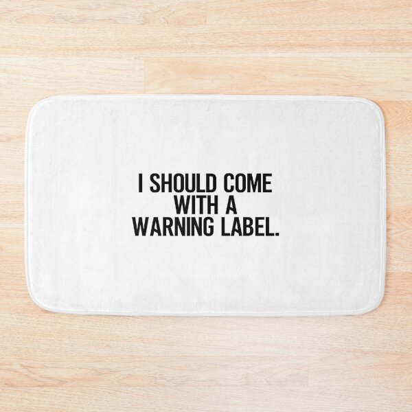 Item preview, Warning label designed and sold by photogfrog.
