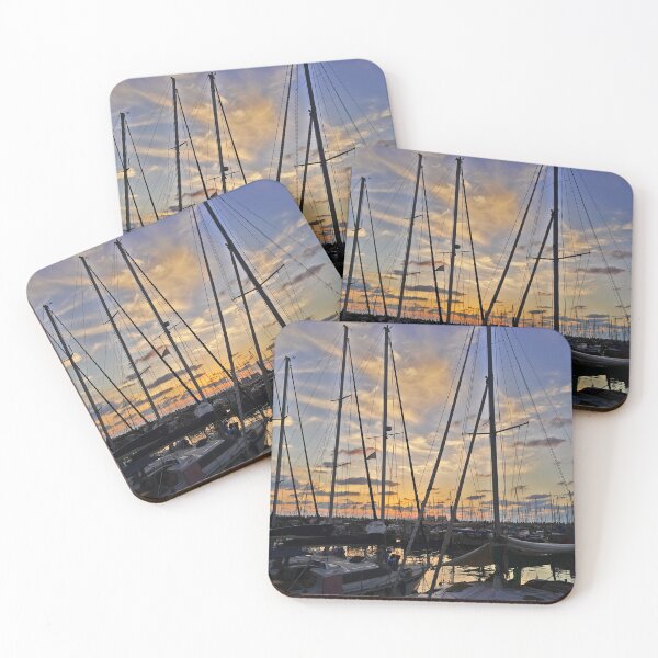 Item preview, barcos al atardecer designed and sold by Nira Dabush.