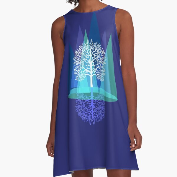 Nature's Reign A-Line Dress