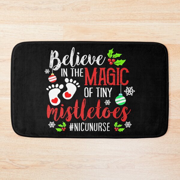 Item preview, PEDS NICU Nurse Believin Magic Of Tiny Mistletoe Christmas designed and sold by IsraelCastro.
