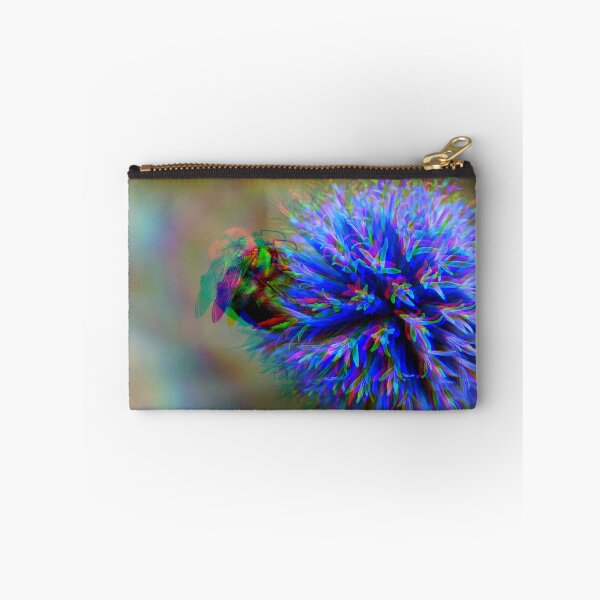 Item preview, Psychedelic Bee On A Purple Flower  designed and sold by Stonio.