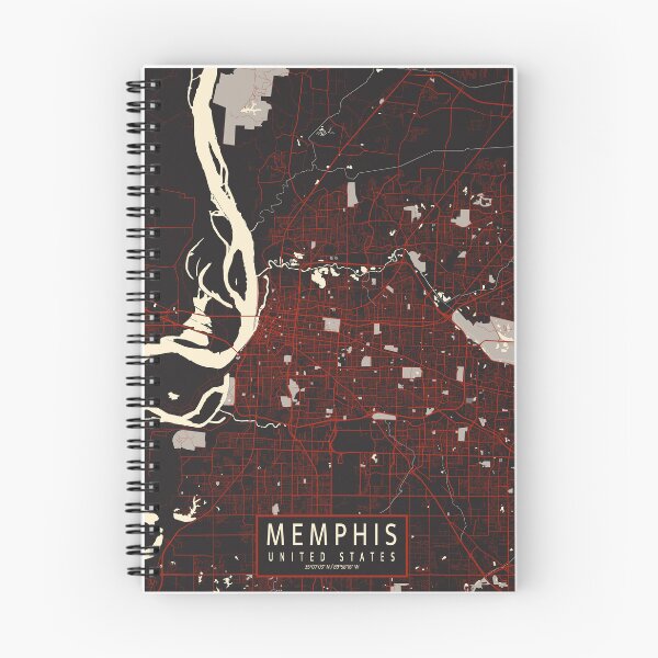 Item preview, Memphis City Map of Tennessee, USA - Vector designed and sold by deMAP.