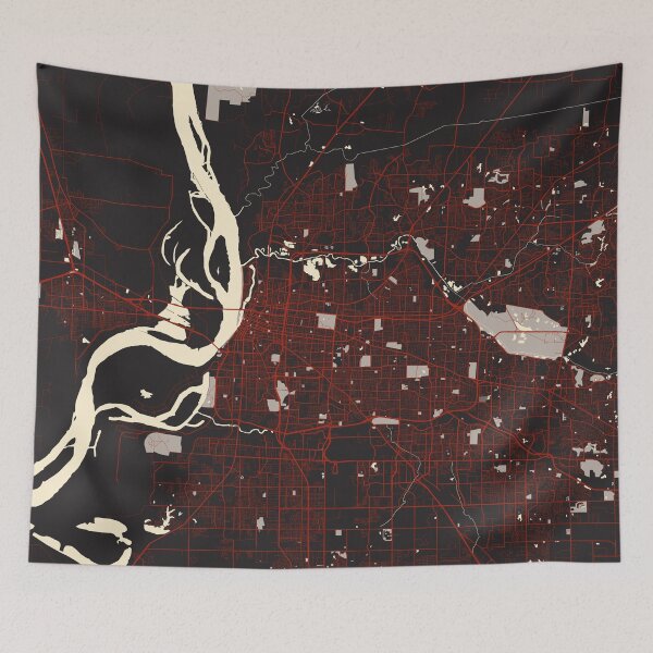 Item preview, Memphis City Map of Tennessee, USA - Vector designed and sold by deMAP.
