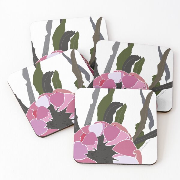 Item preview, Graphic Protea overhead designed and sold by ArtOfSmallJoys.