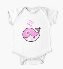 Pink Smile Whale character One Piece - Short Sleeve