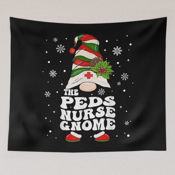 Item preview, Peds Nurse Gnome Groovy Christmas Pajama Pediatric Nursing designed and sold by IsraelCastro.