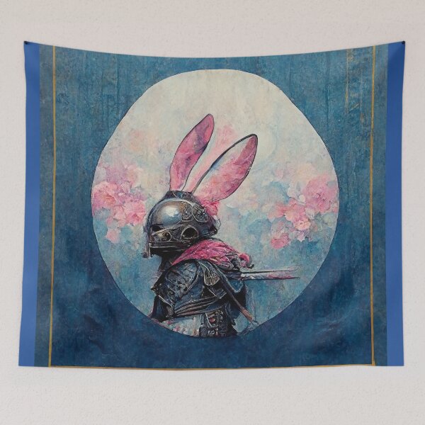 Item preview, RABBIT WARRIOR designed and sold by Brandon Hunt.