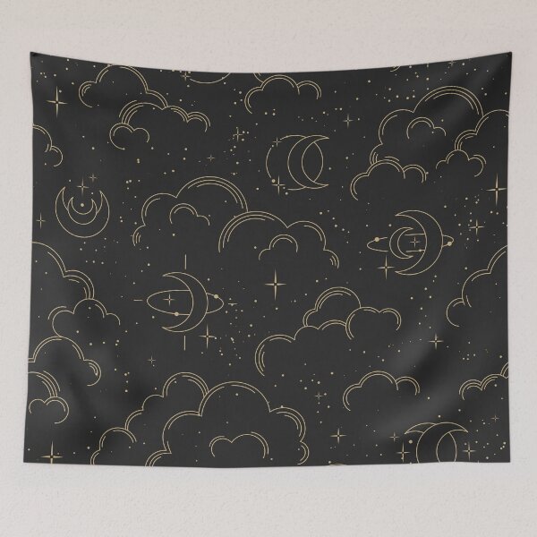 Item preview, Lunar Night Sky designed and sold by Vector Scout Lab.